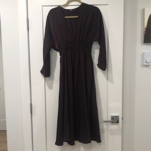 Zara - purple dress.